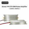 The ACASOM 100-400MHz 50W Ultra-High-Power TX Amplifier: The Definitive Solution for Long-Range UAV & FPV Command Links