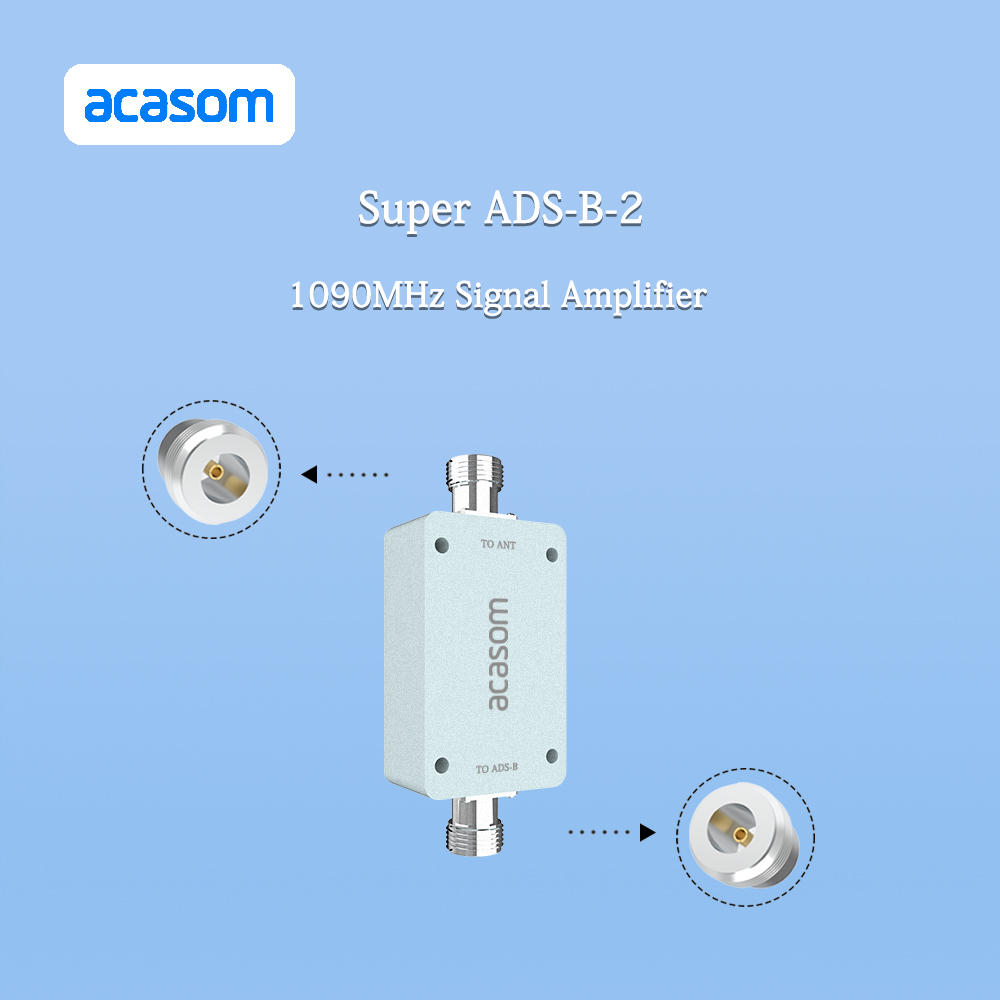 Outdoor 1090MHz ADSB Flight Tracker Ultra Low Noise Amplifier ADS Tra
