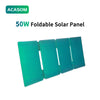 Maximize Outdoor Power: ACASOM 50W Foldable Solar Panel with Triple Output