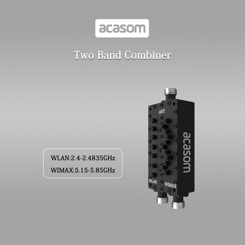 2.4GHz/5.8GHz WIFI 2 Band N-F Connector Cavity Diplexer