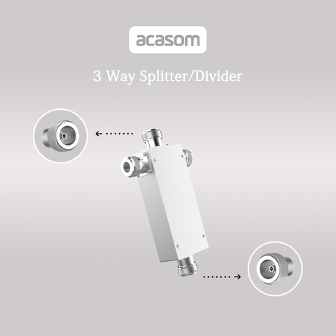 400MHz-6000MHz 3 Way Microstrip Line High Power Divider Splitter