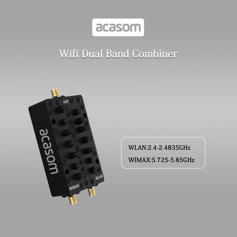 2.4 5.8GHz WIFI 2 Band Cavity Diplexer SMA Dual Band Combiner/Multiplexer/Cavity Diplexer 2 way cavity duplexer