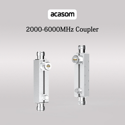 Wideband 10dB Directional Coupler From 600MHz to 6000MHz Rated to 20 Watts N Connector Microstrip Line