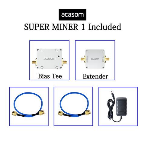 RX=12 TX=обходной 868 МГц Miner AMP Bias Tee Lora Helium Signal Extender