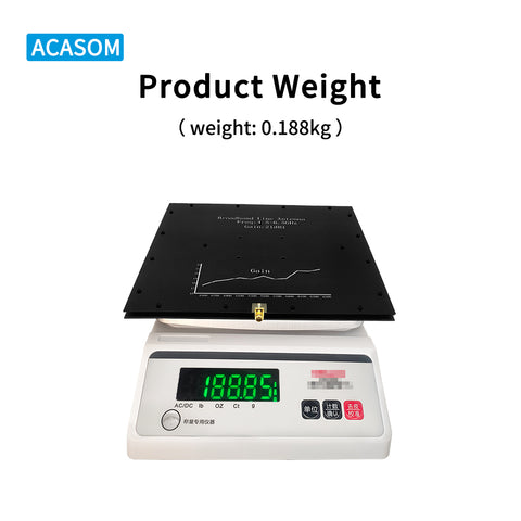 4.5-6.5GHz 21dBi High-Gain Antenna | Super Flat Panel for FPV Racing Drone, Long-Range UAV & CPE | 90% Efficiency, SMA-Female