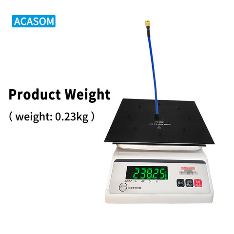 4.3-7.8GHz 20dBi RHCP High-Gain Antenna | Ultra-Wideband Circular Polarization for FPV Drone, Digital FPV Systems & Ground Stations | 90% Efficiency, SMA-Male