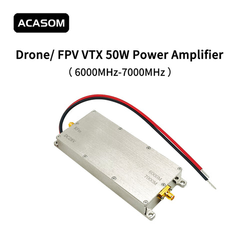 ACASOM 6-7GHz 50W Unidirectional Signal Booster for Professional Drone Applications