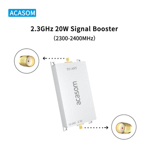 2.3GHz 10W/20W/25W Drone Signal Booster Amplifier Extender Module