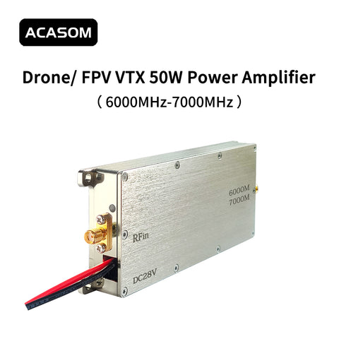 ACASOM 6-7GHz 50W Unidirectional Signal Booster for Professional Drone Applications