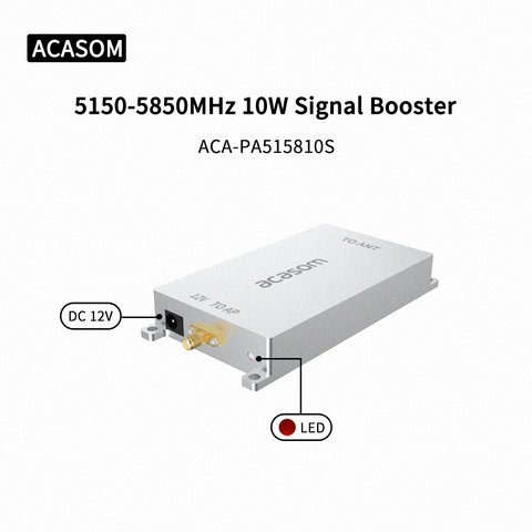 5.15GHz-5.85GHz 10W Drone Signal Amplifier Extender Signal Booster