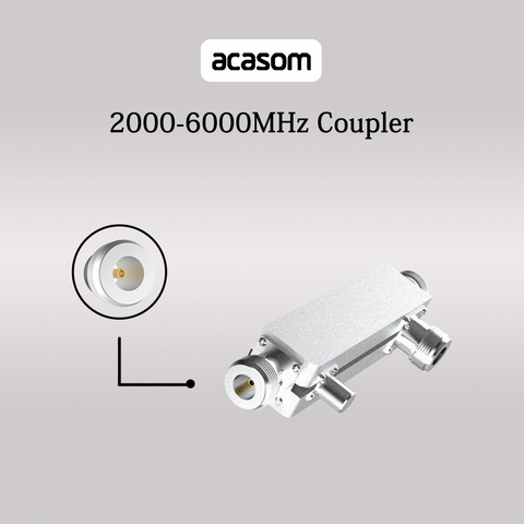 Wideband 10dB Directional Coupler From 600MHz to 6000MHz Rated to 20 Watts N Connector Microstrip Line