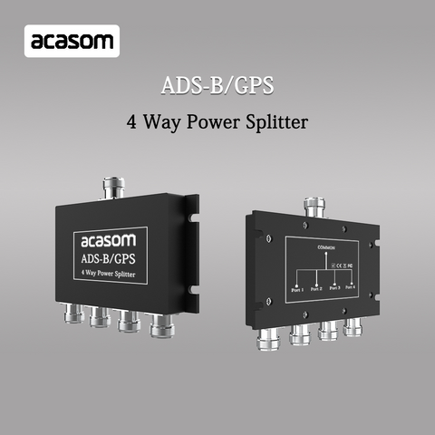 1090MHz 1575MHz 4 Way Splitter ADS-B / GPS 1x N-Stecker / 3x N-Buchse GPS/GLONASS/Galileo/BeiDou