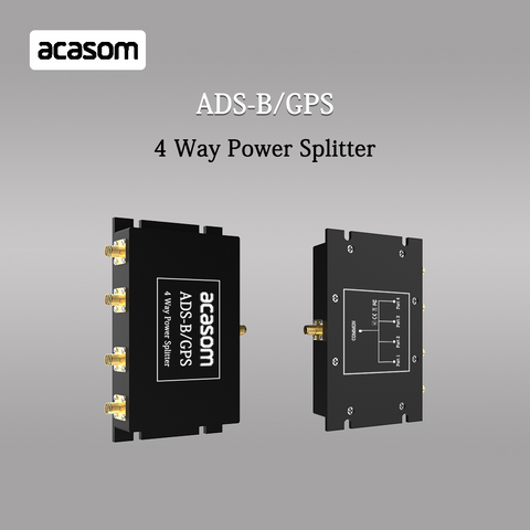 800MHz-2150MHz 4 Way Power Divider Splitter ADS-B / GPS