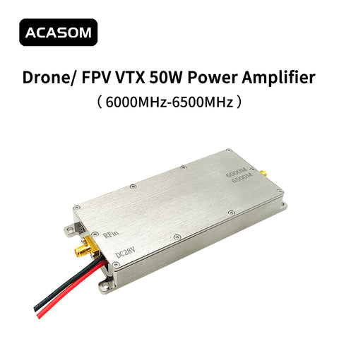 ACASOM 6000-6500MHz 50W Unidirectional Signal Booster for Professional Drone Applications
