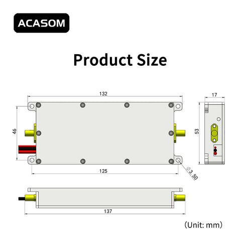3-4GHz 40W Broadband Industrial-Grade GaN Amplifier | 46dBm High-Density Power Cell for 5G NR, Radar & Tactical Links | 40dB Gain, 28V, Rugged IP54 Enclosure