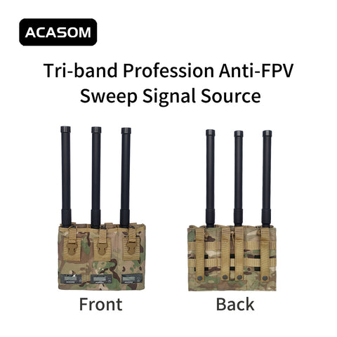 1.2GHz/2.4GHz 4 Channel Long Distance Drone Signal Jammer VIC-4