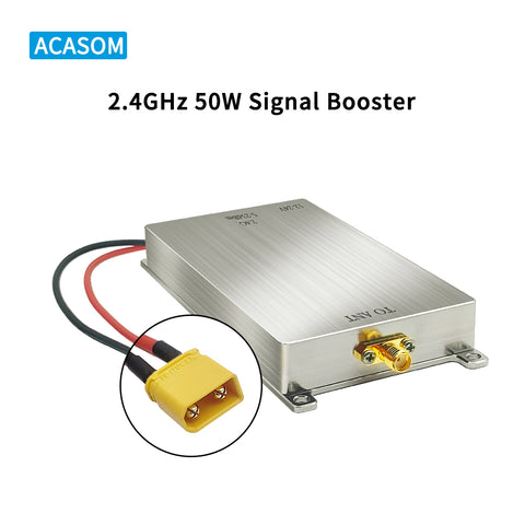 2.4GHz Signal Booster & Range Extender | 60X Power Amplifier for WiFi FPV Drones & Wireless Cameras