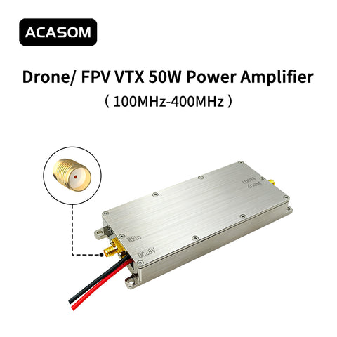 100-400MHz Ultra-High-Power Amplifier for FPV Drone TX & UAV Systems