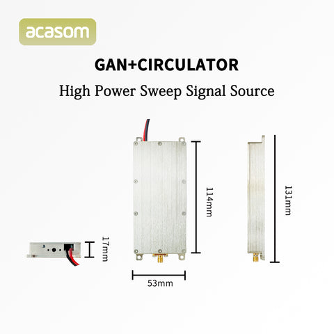 2.4GHz/2.5GHz 50W GaN Drone Signal Blocker Jammer with the Circulator