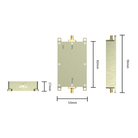 2.4GHz 40W RF High Power Amplifiers wireless Signal Extender