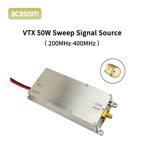 200-400MHz 50W High-Power VCO Drone Jammer Module | Tactical Broadband Signal Blocker | Military-Grade Anti-Interference Device