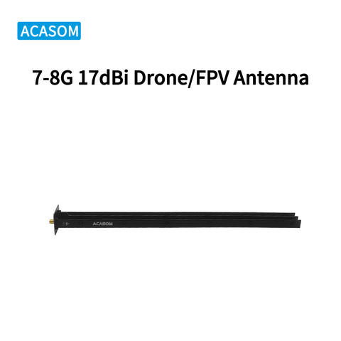 7-8GHz 17dBi High Gain Directional Antenna | Narrow Beamwidth | Low VSWR