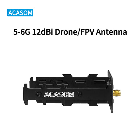 5-6GHz 12dBi High-Gain Drone FPV Antenna | Wide Beamwidth | Low VSWR for Long-Range Video Transmission