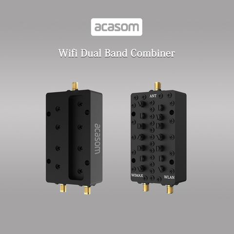 2.4 5.8GHz WIFI 2 Band Cavity Diplexer SMA Dual Band Combiner/Multiplexer/Cavity Diplexer 2 way cavity duplexer