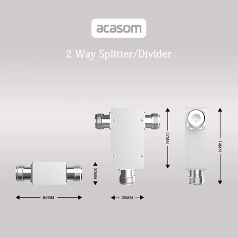 400MHz-6000MHz 2 Way Microstrip Line Power Divider Splitter for Low Power RF Usage