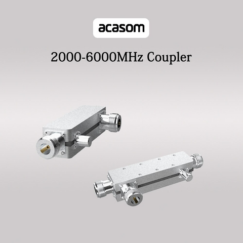 Wideband 10dB Directional Coupler From 600MHz to 6000MHz Rated to 20 Watts N Connector Microstrip Line