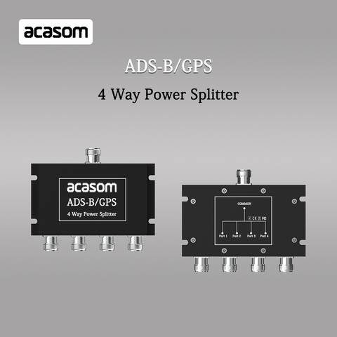 1090MHz 1575MHz 4 Way Splitter ADS-B / GPS 1x N-Stecker / 3x N-Buchse GPS/GLONASS/Galileo/BeiDou