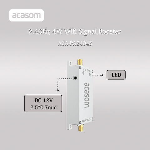 WiFi 2.4GHz 4W Wifi Signal Amplifier Wireless Repeater Booster WIFI Router Range Extender