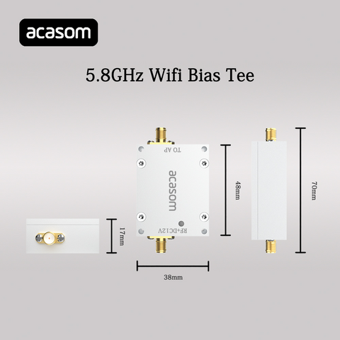 WiFi 5 ГГц 5,15 ГГц 5,85 ГГц блок питания смещение тройник RF смещение фидер для WIFI ZIGBEE BLUETOOTH 