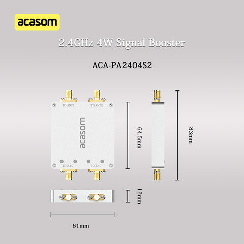 2.4GHz Dual Channel Bi-Direction Wifi Drone Signal Amplifier Booster