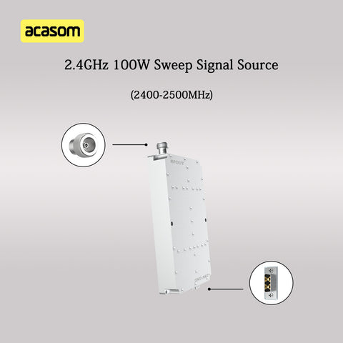 100W RF High Power Amplifier Signal Sweep Source For 900MHz 1.2G 1.6G 2.4G