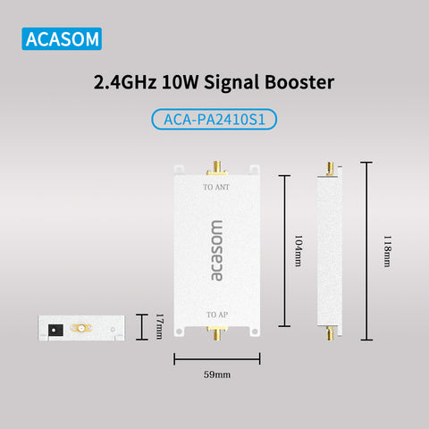 2.4GHz 10W Drone Signal Amplifier Extender Booster