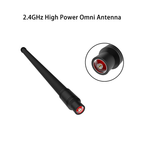 2.4GHz-2.5GHz 100W 10dBi Fixed Omni Antenna with N Male Input Connector