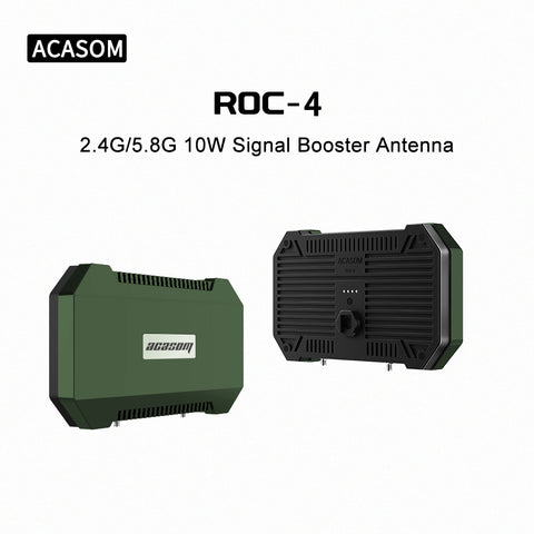 ROC-4  Green 2.4G/5.8G 10W 8000mAh Dual-band Signal Booster Antenna Remote