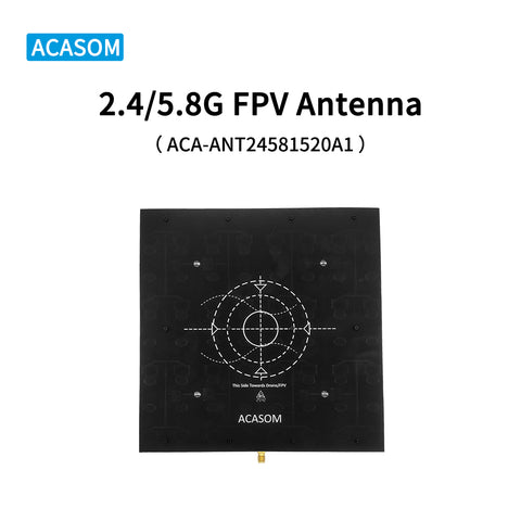 2.4GHz/5.8GHz High-Gain Dual-Band Drone Antenna V2 - 15dBi & 20dBi for Extreme Long-Range FPV