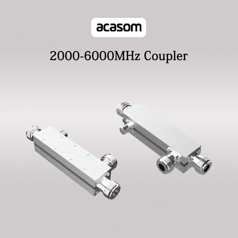 Wideband 10dB Directional Coupler From 600MHz to 6000MHz Rated to 20 Watts N Connector Microstrip Line