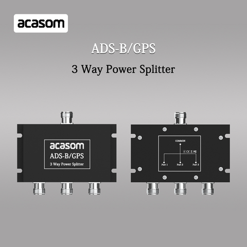 1090MHz 1575MHz 3 Way Splitter ADS-B / GPS 1x N-Stecker / 3x N-Buchse GPS/GLONASS/Galileo/BeiDou