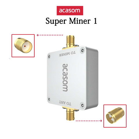 RX=12 TX=Bypass 868MHz Miner AMP Bias Tee Lora Helium Signal Extender