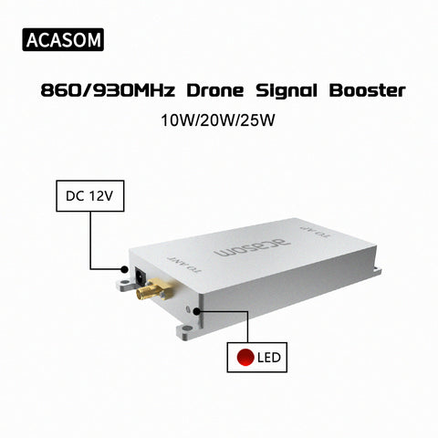 868MHz-915MHz 10W/20W/25W Drone Signal Amplifier Extender Module