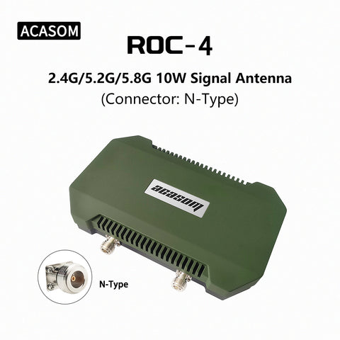 2.4G/5.8G 10W Dual-band Signal Booster Antenna Range Extender ROC-4
