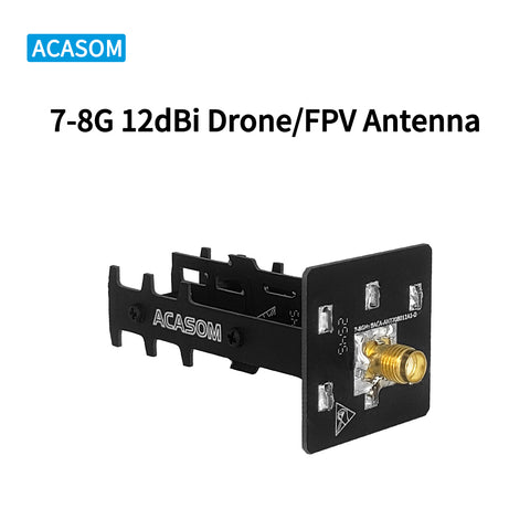 7-8GHz 12dBi Directional Panel Antenna | Wideband 6.5-8GHz | High Efficiency >90%