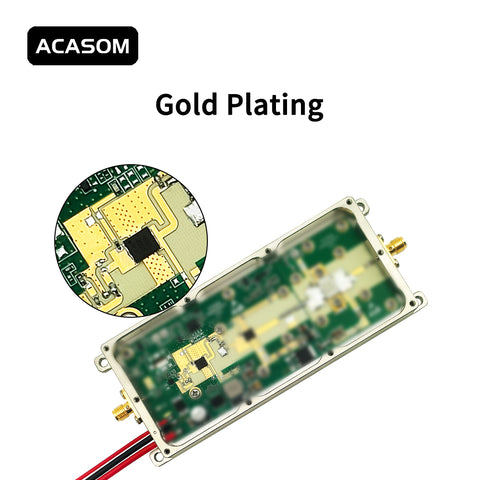 3-4GHz 40W Broadband Industrial-Grade GaN Amplifier | 46dBm High-Density Power Cell for 5G NR, Radar & Tactical Links | 40dB Gain, 28V, Rugged IP54 Enclosure