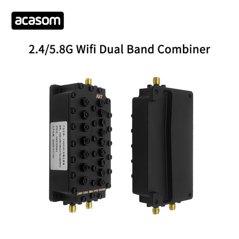 2.4/5.8GHz WIFI 2 Band Cavity Diplexer 2.4GHz 5.8GHz Dual Band Combiner/Multiplexer/Cavity Diplexer 2 way cavity duplexer