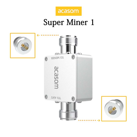 RX=12 TX=Bypass 868MHz Miner AMP Bias Tee Lora Helium Signal Extender