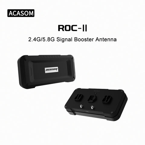 2.4G/5.8G 5W Dual-Band Super Signal Booster Antenna Range Extender With Accessories ROC-2