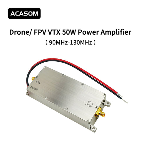 90-130MHz Ultra-High-Power Amplifier for Extreme-Range Drone & UAV Systems